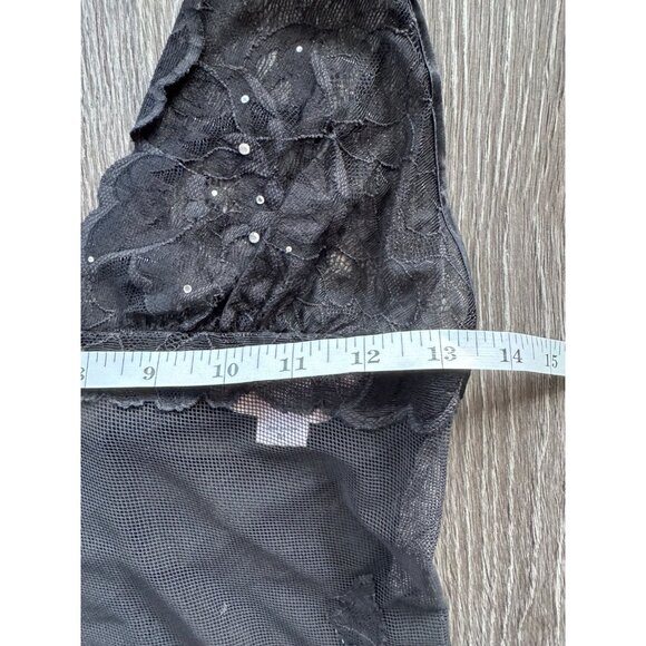 Vintage 2004 Victoria’s Secret Lace Sheer Rhinestone Slip size Medium - Picture 9 of 10